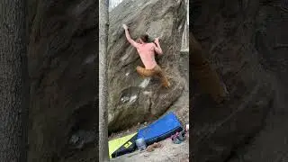 Postal (V8) Wildwood State Park, Long Island Bouldering
