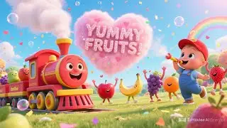 Toot Toot Train Yummy Fruits Song 🍎 | Learn Fruits for Kids | Fun Baby Train Song | Nursery Rhyme