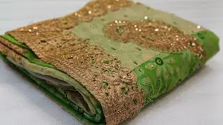 Imported Fabric Designer Banarasi Saree in Stone WOrk & Zari WOrk #banarasisaree