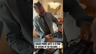 TI is gifted a pair of Deion DT 96 Falcons from Coach Prime himself #ti #coachprime #deionsanders