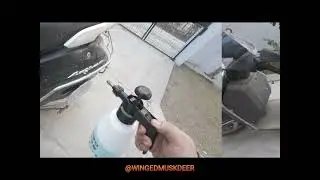 Making a Foam-Gun  from a common hand held insecticide spray bottle 