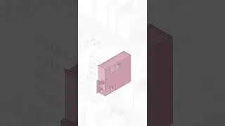 Exploded Axonometric Motion of Irfn House #isometricview #motiongraphics  #visualization