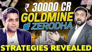 ₹30000 Crores GOLDMINE 🪙 ZERODHA Case Study | Real Truth of ZERODHA Business