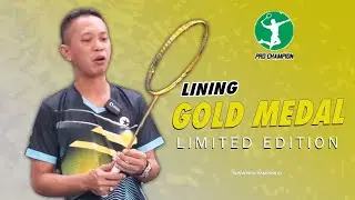 LIMITED EDITION!!! Raket Lining GOLD MEDAL hadir di Prochampion #LINING #BADMINTON #PROCHAMPION