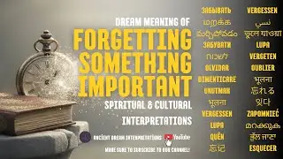 Dream Meaning of Forgetting Something Important | Spiritual & Cultural Interpretations