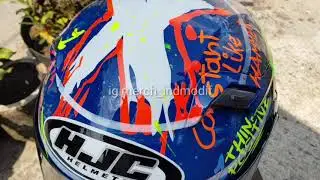 Helm repaint : k2 hjc lorenzo gravity