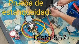 Testo 557s. Estrenando la nueva herramienta en estanqueidad.