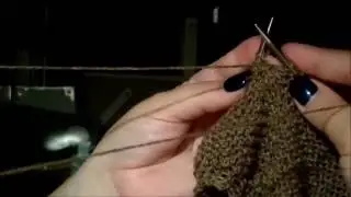 How I wrap and turn knitwise portuguese style