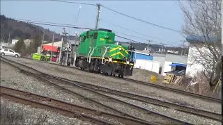 NB Southern #906 working at CN yard in  Saint John, NB