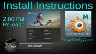 Blender 2.80 Full Release - Maya Config Installation