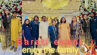 Barat event enjoy with family ☺️❤️# beautiful bride#love God bless both @LaibaIslam-fh7kc 