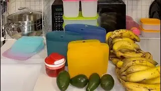 Tupperware Silicon Bags are ideal for freezing avocados and bananas