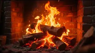 Cozy Fireplace 4K: 10 Hours of Relaxing Fire Sounds & Warm Ambience for Sleep & Stress Relief