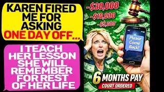 Karen Fired Me for Asking One Day Off… HUGE MISTAKE, BOSS! EntitledPeople