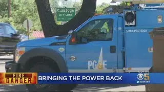 PG&E Crews Restore Power In Areas Of Sonoma County Affected By Shutdown