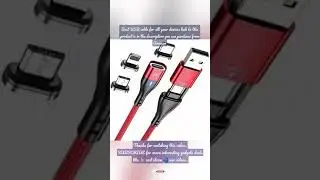 6 in 1 magnetic cable #40 #shorts