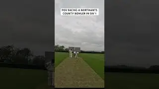POV Facing a Northants County Bowler in DIV 1. Full Match highlights up on YouTube