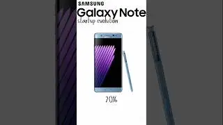 Samsung Note startup evolution sound. (2011-2020)#android#samsung