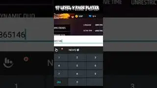 I Found 97 level player in Free fire 😱OMG | watch now don't miss| World highest free fire player