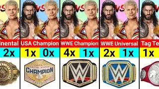 Roman Reigns Vs Cody Rhodes Who Won Most WWE Championships