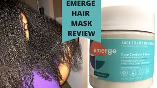 Emerge Back to Life Hair Mask | Deep conditioning Natural Hair | Product Review