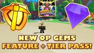 NEW GAME CHANGING GEMS FEATURE + TIER PASS - Roblox Mining Simulator 2