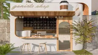 100+ Minimalist Cafe & Coffee Shop Design Ideas, Small Coffee Shop Budget Concept Design #574