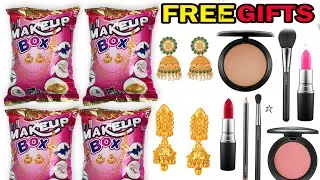 Free Gifts Inside, Makeup Box Kits, Barbie Makeup Kit, Makeup box Collection, Makeup Gifts Free