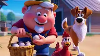 Old MacDonald Saves His Farm 🚜🐶 | Fun Farm Animal Song for Kids | E-I-E-I-O