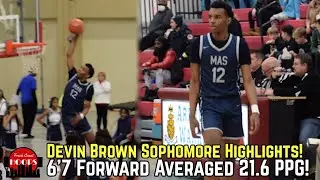Devin Brown Dunks Everything! Raw Sophomore Season Highlights!