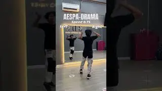 AESPA - DRAMA | Dance Tutorial Speed 0,75 #aespa #aespadrama #kpop
