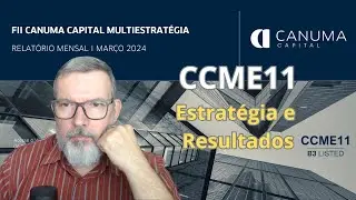 CCME11 - Estrat&eacute;gia e resultados