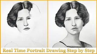 How to Draw Edna St. Vincent Millay - Real Time Portrait Drawing: A Step by Step Sketching Guide!