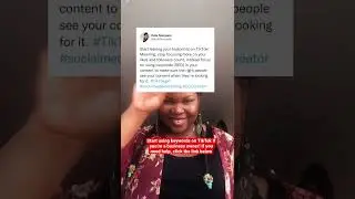 Start using keywords on your TikTok videos if you&rsquo;re a business owner.