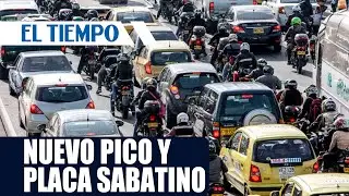 Veh&iacute;culos no matriculados en Bogot&aacute; tendr&aacute;n pico y placa dos s&aacute;bados de cada mes