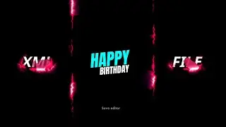 👌Best Birthday Video Editing in Alight motion Happy Birthday video editing Tutorial Birthday 2026