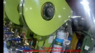 Automatic square top lid with screw hole punch