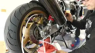 Honda CB1300 -- Kleiner Service mit Motor-Innenreiniger