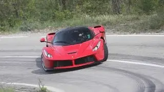 Ferrari Laferrari drift in Germany