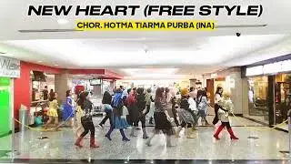 New Heart ( Free Style) | Line Dance | Share Dance | Chor. @OttiePurba (INA)