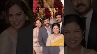 Chiranjeevi with his wife Surekha Konidala and Family #chiranjeevi #shorts #ytshorts