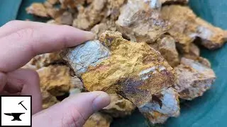 Gold Prospecting - Old Access Lost and Crushing Rock