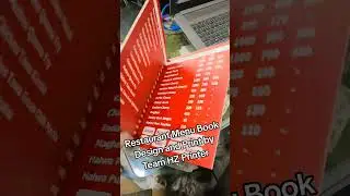 Best Quality Restaurant Menu Book Design Print and made #flexprinting #business #printer