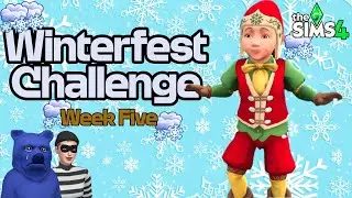 ❄️Sims 4 Winterfest Challenge! - Week 5❄️A Winter Park to Build!