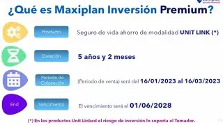 PRESENTACION MAXIPLAN INVERSI&Oacute;N PREMIUM