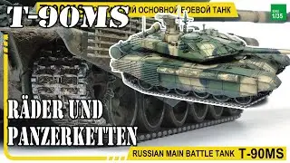 T-90MS Lackierung von R&auml;dern und Panzerketten