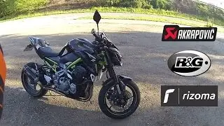 Z900 + Mods Full and Detailed Walk-around | Performance Pack | Akrapovic | Rizoma | R&G |