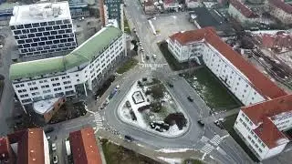 Streets of Jena (Birds eye view) - Promenade , Magdelsteig, Otto-Schott Stra&szlig;e_Shot on Mavic Mini 2