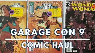 Garage Con 9 Comic Book Haul | Adam Hughes Comics | Cheap Comic Haul | Minnesota Comic Geek