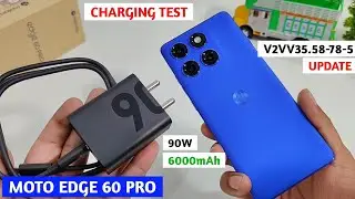 Motorola Edge 60 Pro Charging Test After Software Update Software | Charge Test Motorola Edge 60 Pro